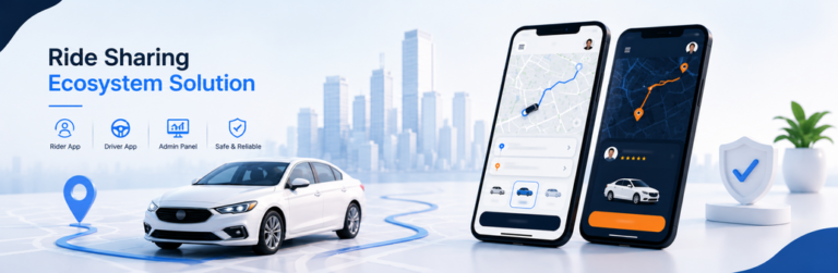 Complete Ride Sharing Rider & Driver Mobile Apps with Web Admin Panel-Image